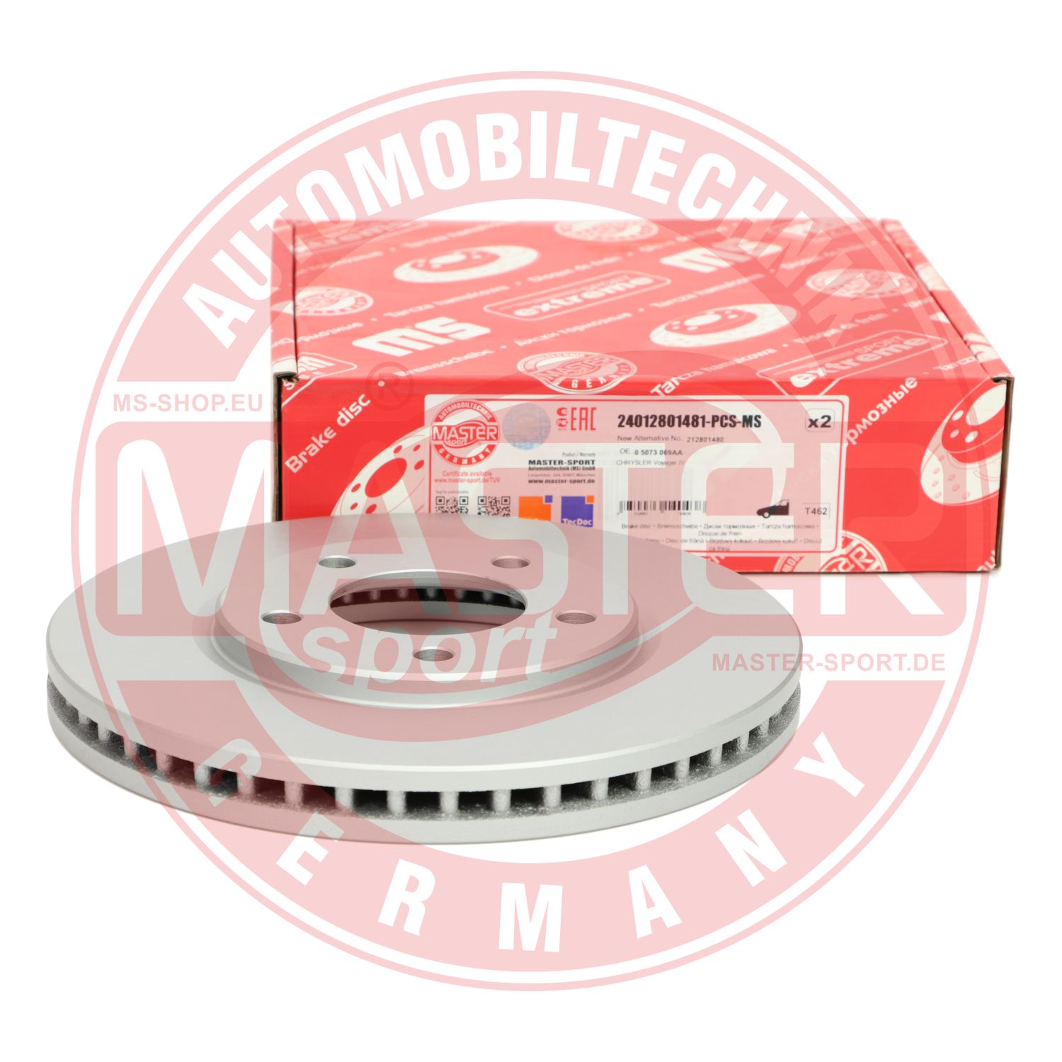 Disc frana MASTERSPORT GERMANY 24012801481-PCS-MS